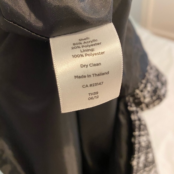 Talbots black wool skirt - Picture 9 of 9